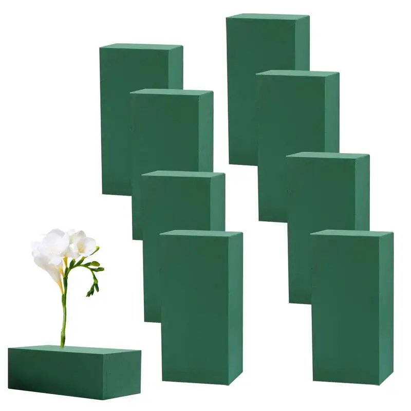 8PCs DIY Floral Foam Bricks Flowers Packing Arranging Flowers Mud Florist Styrofoam Blocks For Flower Arrangement Supplies