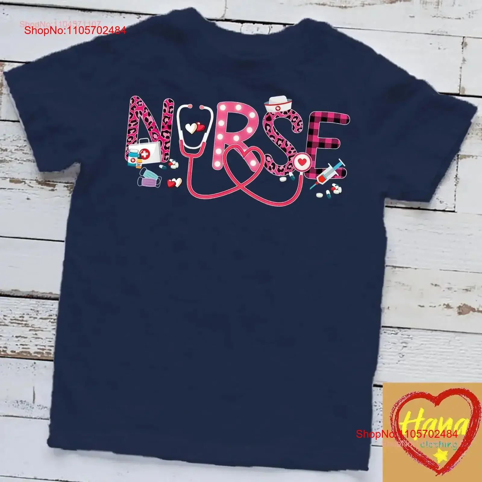 LOVE Stethoscope Nurse Life Valentine Day 2024 Women T Shirt vintage Washed designer clothes Versatile Top For Everyday Wear