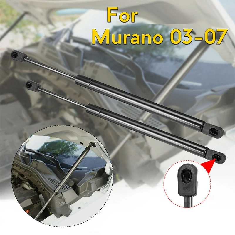 Car Front Engine Bonnet Hood Shock Lift Struts Bar Support Gas Hydraulic Spring For Nissan Murano 2003-2007