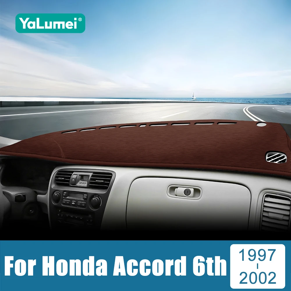

Для Honda Accord 6 1997 1998 1999 2000 2001 2002 автомобильный чехол для приборной панели, инструментальный стол, солнцезащитный козырек, нескользящий коврик, аксессуары