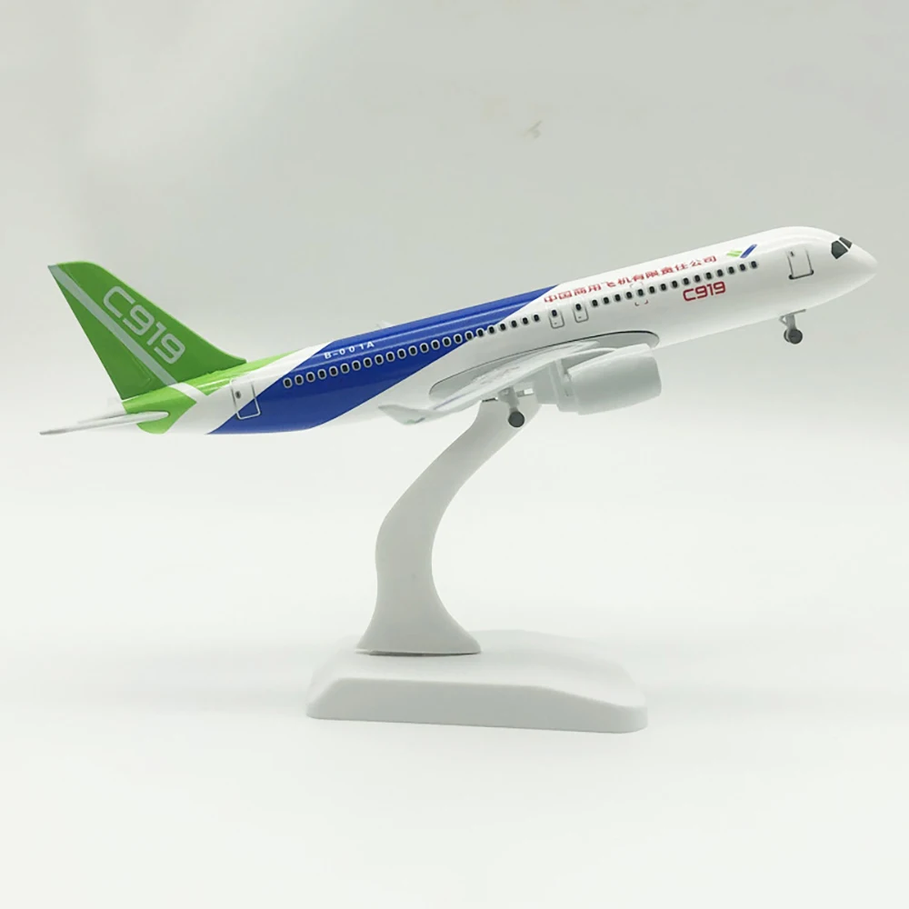 

20cm Aircraft C919 Commercial Aircraft Corporation of China COMAC C919 Airliner Model Toy for Collection Decoration