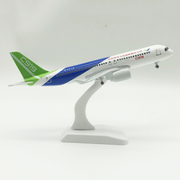20cm Aircraft C919 Commercial Aircraft Corporation of China COMAC C919 Airliner Model Toy for Collection Decoration