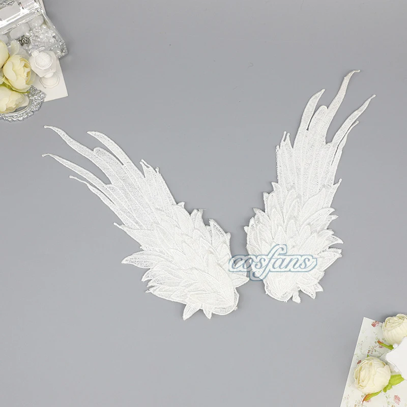 Black Devil Wings Cosplay Accessories Lolita Anime Angel Wing Feather Embroidery Headdress Halloween Party Costumes Hair Props
