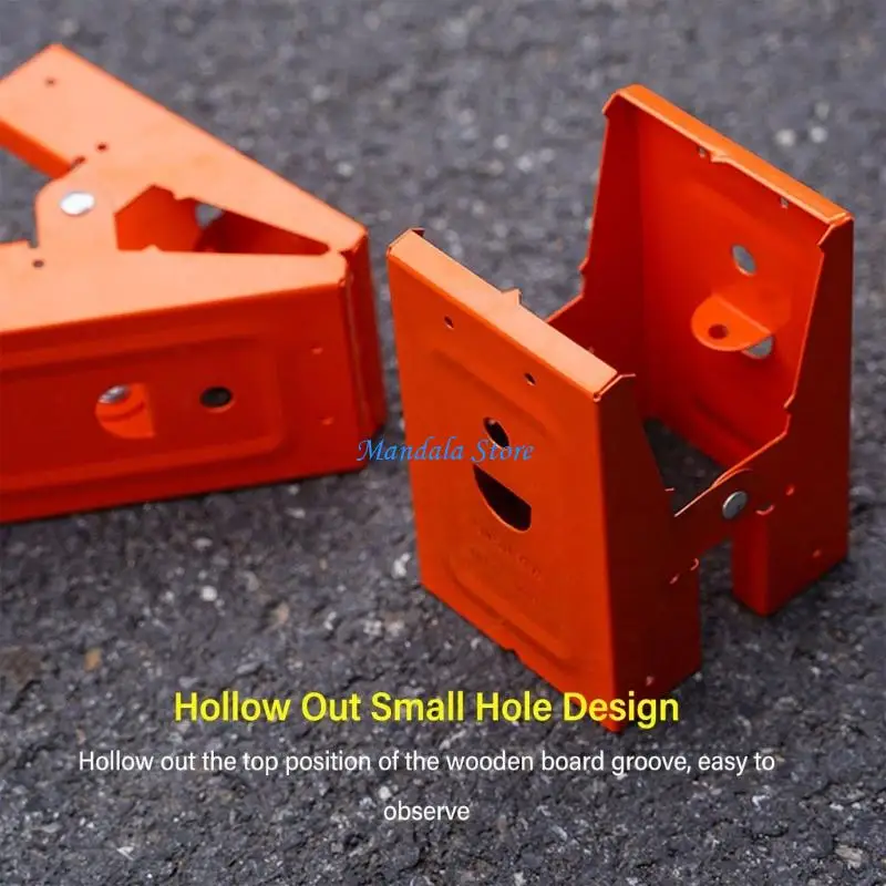 U2JC Reinforced Steel Sawhorse Support Featuring Open Visibility Design for Carpentry