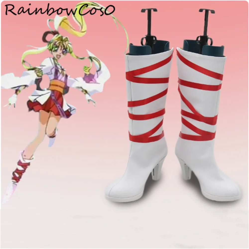 Kusakabe Maron Kaitou Jeanne Kamikaze Kaitou Jeanne Phanto Cosplay Schuhe Stiefel Spiel Anime Halloween Weihnachten RainbowCos0 W4571