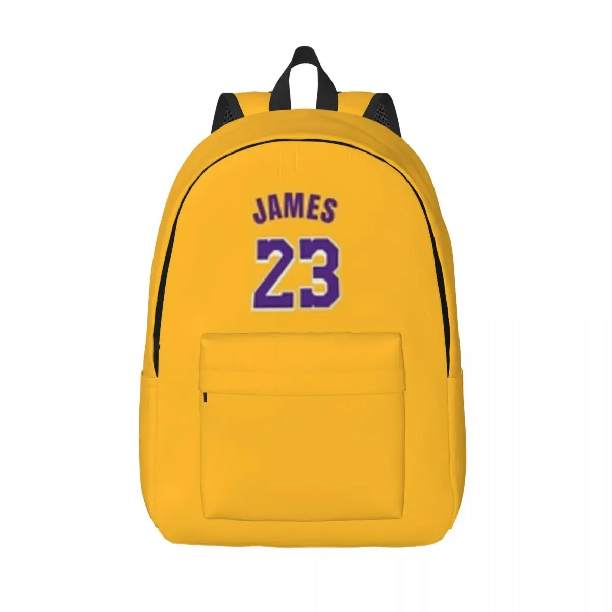 Lebron-James Lackers Jersey New Fashionable Pattern School Bag Print Lightweight Backpack 15.7in 17.7in