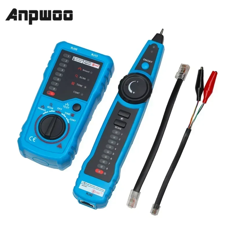 Ethernet LAN Network Cable Tester, Line Finder, Telephone Wire Tracker Tracer Toner, RJ11 RJ45 Cat5 Cat6, High Quality
