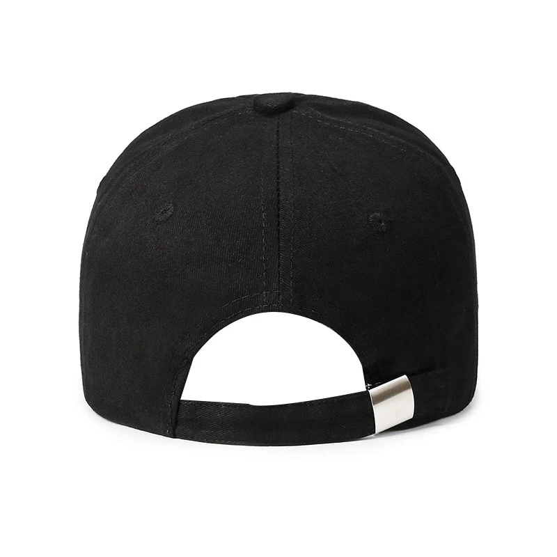 قبعات البيسبول للرجال والنساء قابلة للتعديل كاجوال مطرزة من القطن قبعات واقية من الشمس للجنسين بلون سادة