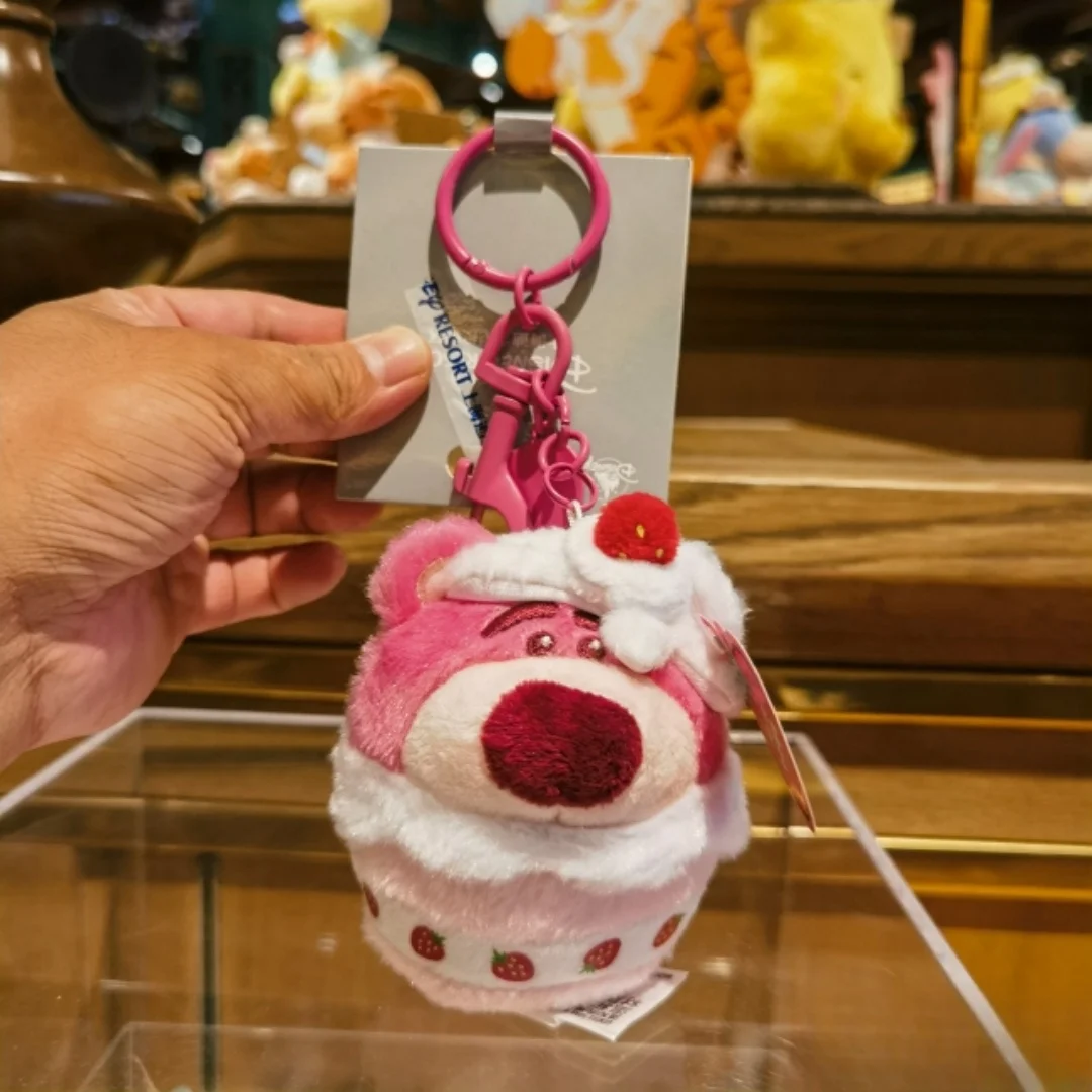 

Disney Lotso История игрушек торт Клубника Медведь Аниме периферия мультфильм плюшевый брелок Подвеска подарки украшение