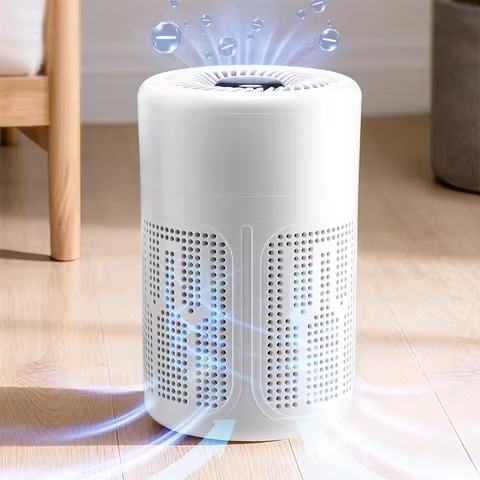 Mini Portable Desktop Air Purifier with HEPA Filter and Negative Ion wording — Best ultra-budget bedroom pick