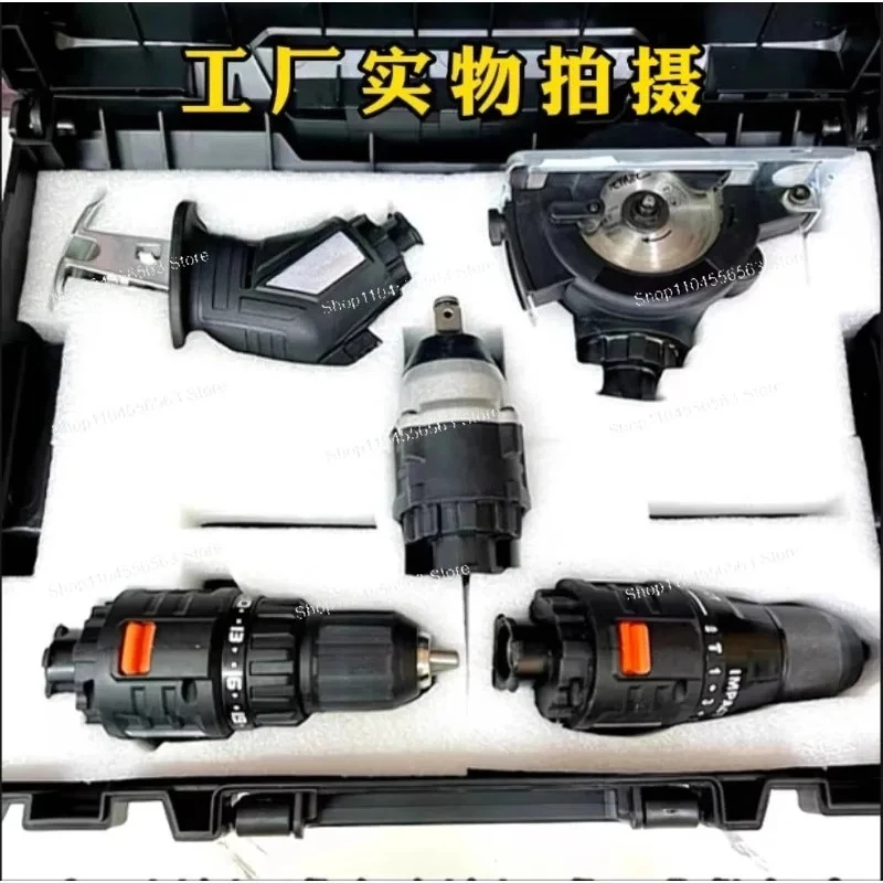 

10 in 1 Multifunctional Woodworking Tool Kit Portable Handheld Home DIY Set