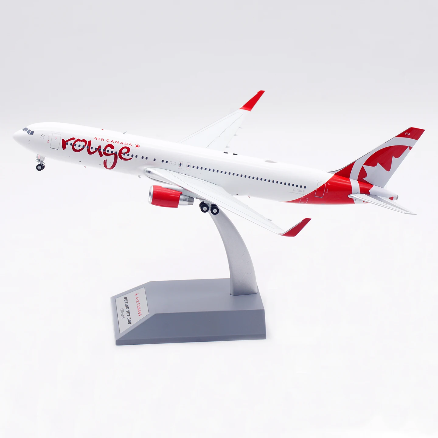 

B-763-RV-MLV Alloy Collectible Plane Gift B-Models 1:200 Air Canada Rouge Boeing B767-300 Diecast Aircraft Jet Model C-FMLV