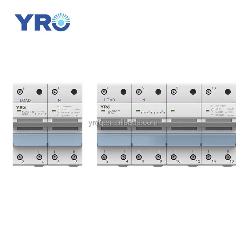 YRO 2P 40A MTS Dual Power Manual Transfer Isolating Switch Interlock Circuit Breaker
