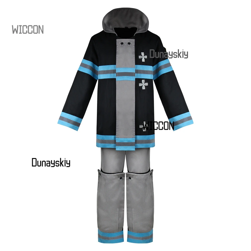 Fire Force Arthur Boyle Costume Cosplay 8th Special Fire Brigade Uniforme Parrucca Espada Excalibur Halloween Anime Gioco di ruolo Outfit