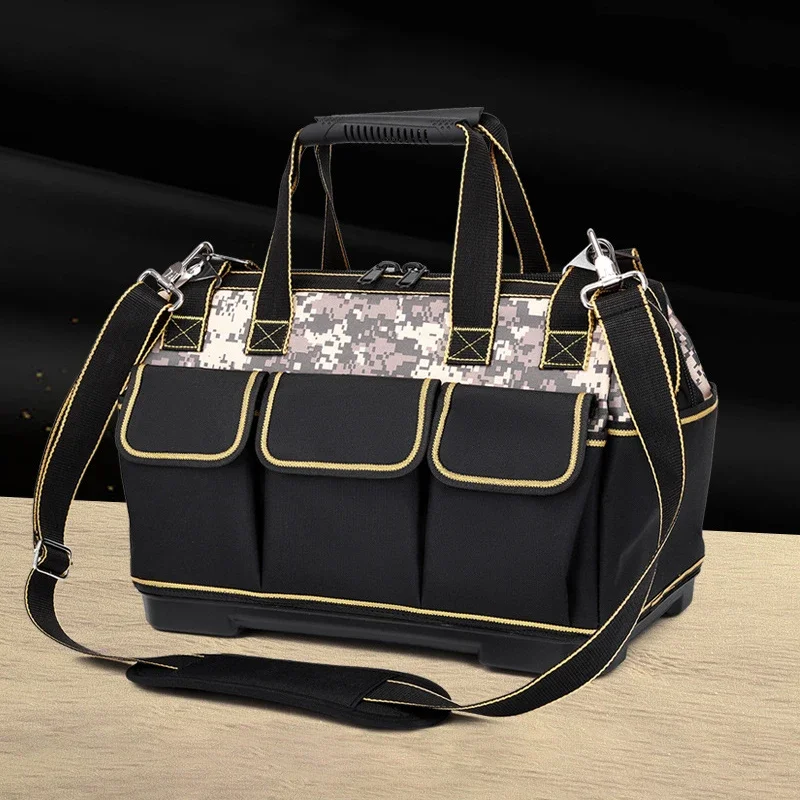 

Набор инструментов для дома, износостойкая и прочная ткань Оксфорд, пластиковое дно, ручной многофункциональный набор инструментов на одно плечо