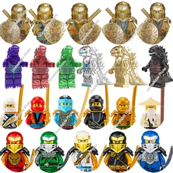 Anime Ninja Figures Morro Nadakhan Lloyd Kai Jay Zane Cole Nya Bricks Mini Action Toy Figures Building Blocks Assembly Toys Gift