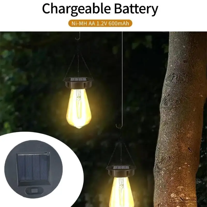 

Outdoor Lighting Weatherproof Solar Lamps LED Bulb Solar Replacement ABS Texture M68E