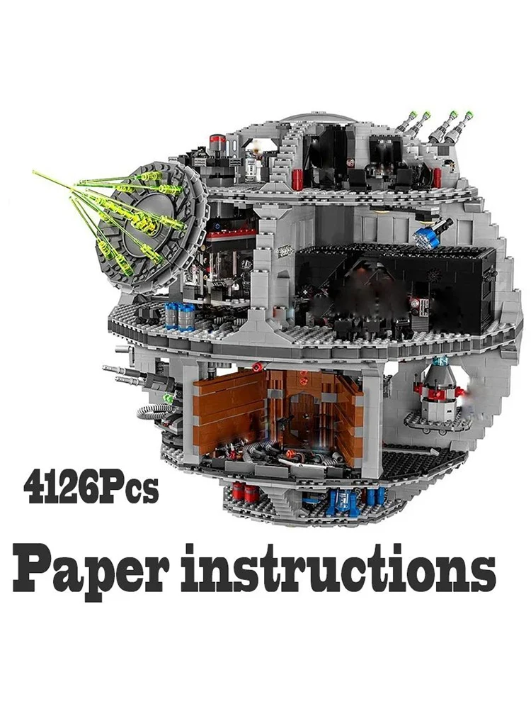 2026 Neuer MOC 75159 DS-3 Plattform 4126 Teile Death Star Raumschiff Großartige Bausteine Spielzeug für Geburtstagsgeschenke Heimdekoration Ornamente