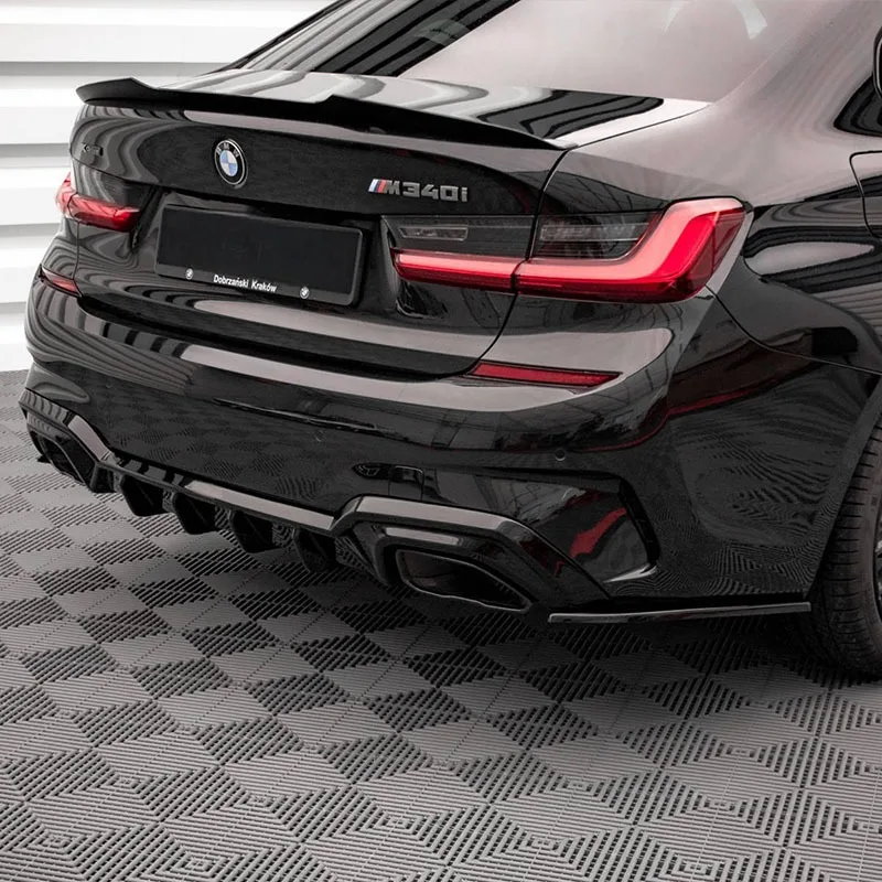 غطاء سبويلر خلفي على طراز ماكستون لسيارة BMW G20 M Sport & Standard & M3 M340i 2018-2025 ضبط جناح السيارة الخلفي