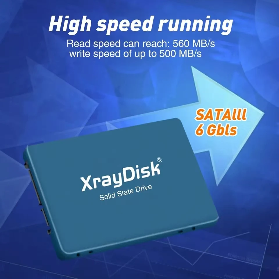 Imagem -03 - Xraydisk Unidade de Estado Sólido Interno Disco Rígido para Laptop e pc Ssd Sata3 Hdd 120gb 240gb 128gb 256gb 480gb 512gb 1tb 25