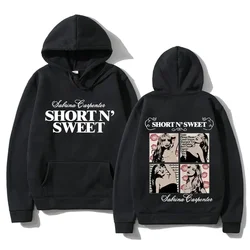 Sabrina Carpenter Short N Sweet Hoodie Men Streetwear Aesthetic Casual Hoodies Unisex Autumn Winter Harajuku Hooded Sweatshirts