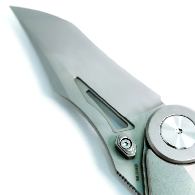 جديد التقشير سكين للفرد M390 التيتانيوم عالية الجودة في الهواء الطلق جيب للرجل 2025 التخييم أداة حادة 60hrc المقتنيات السكاكين