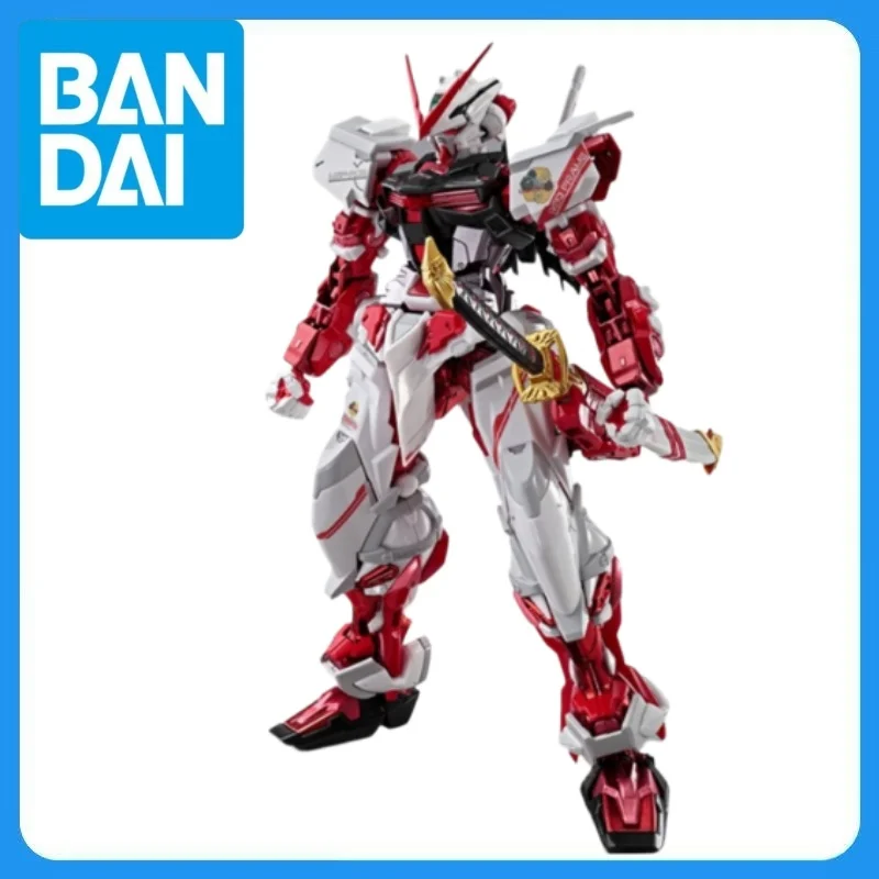 In Stock Genuine BANDAI Kidou Senshi Gundam SEED Astray MBF-P02 Gundam Astray Red Frame Metal Build 1/100 Model Decoration