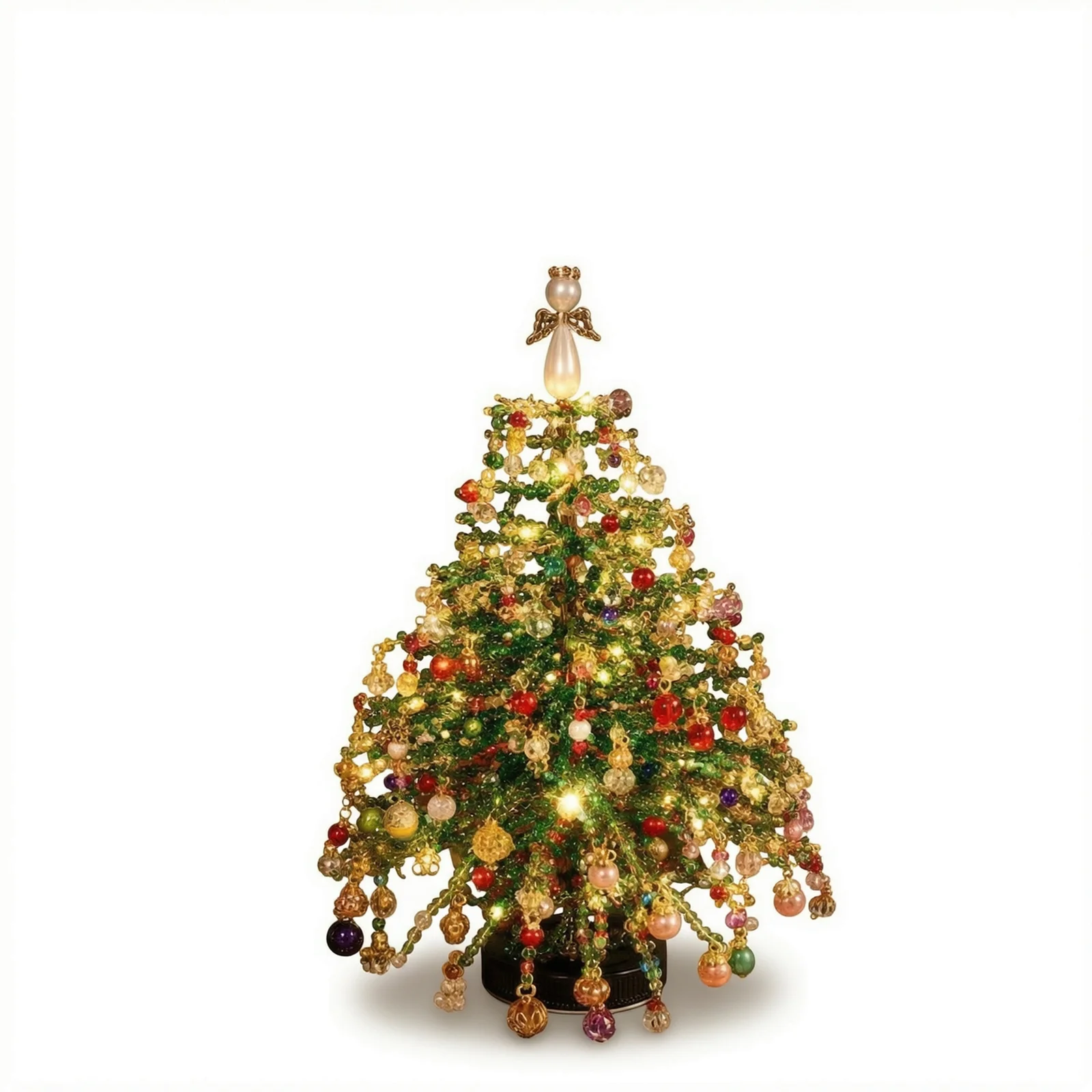 Light Up Pumpkins Autumn Tree With Lights DIY Decorative Kit Includes Cascading Charms And Beads