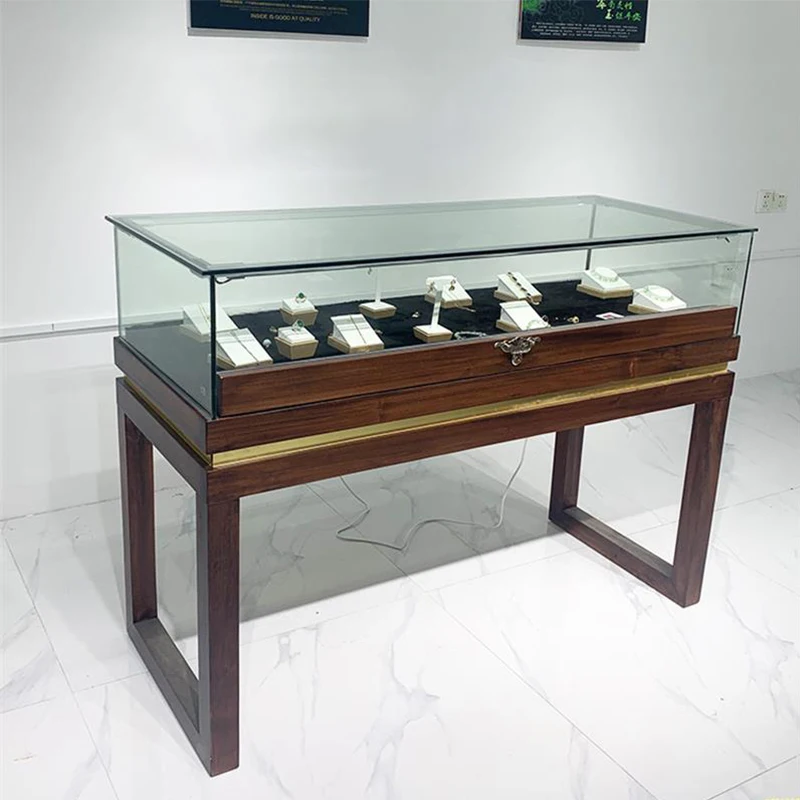 Custom.Custom Holz Museum Vitrine Glas Vitrine Luxus Vitrine