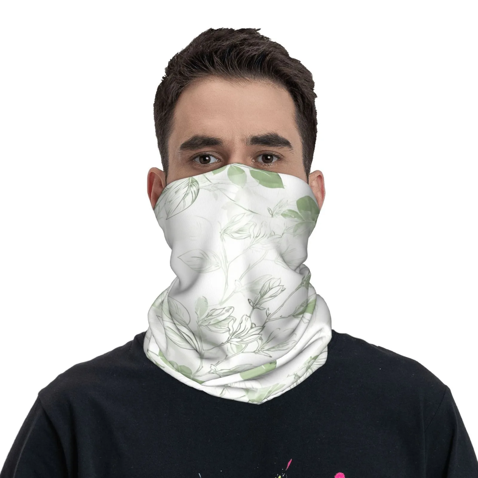 

Charming Leafy Neck Gaiter!Fashion Meets Botanical Beauty. Unisex, Perfect for Outdoor Adventures.Soft,Windproof, UV-Protective.