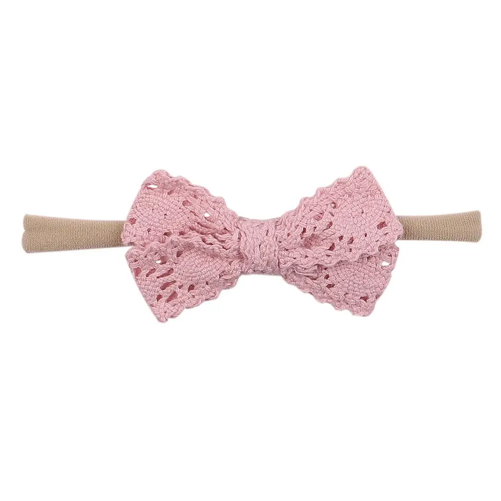 

Infant Hair Accessories Girls Nylon Bowknot Headwear Kids Lace Hairbands Hair Band Bow Headbands Baby Headband