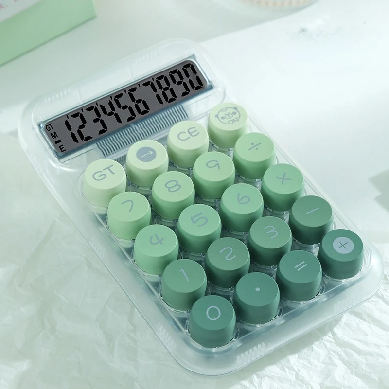 Calculator Office Commercial Transparent Dopamine Gradient Color Computer Cute High Appearance Level Calculator