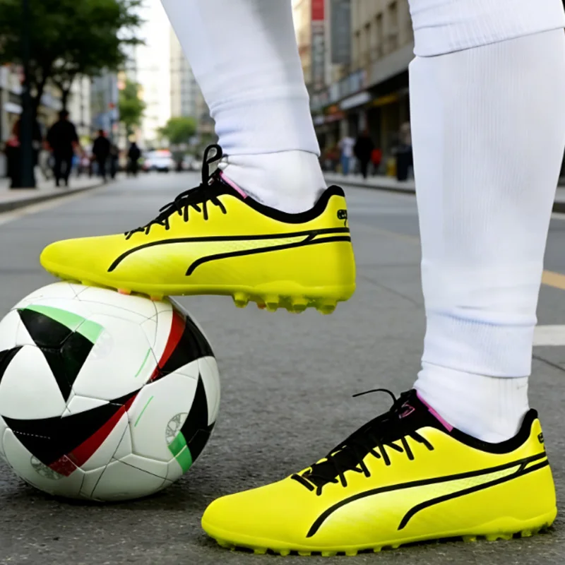 Puma Men MG Studded Soccer Shoes Professional Training Non Slip Wear Resistant Football Shoes 107252-03