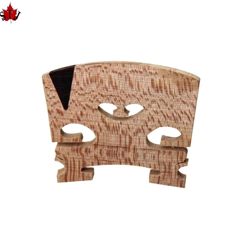 A Grade Imported 5pcs  maple/ebony wood 4/4 Fiddle violin bridgesViolin Parts - Image 2