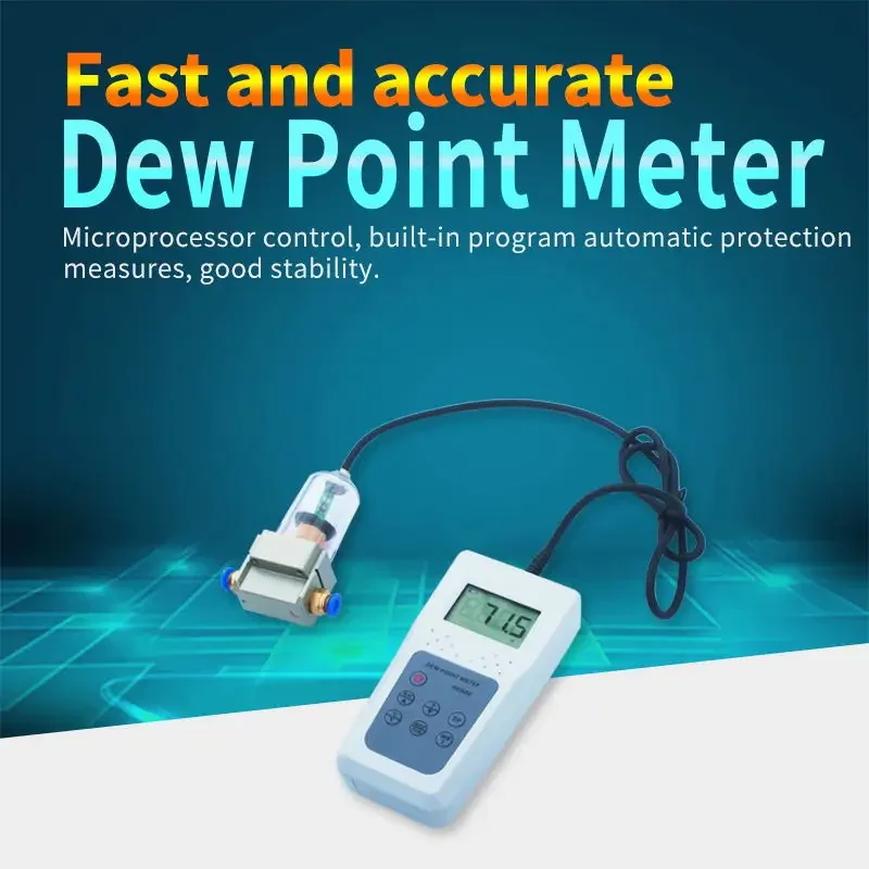 Portable Digital Sensirion High Precision Sensor HD600 Dew Point Meter Analyser