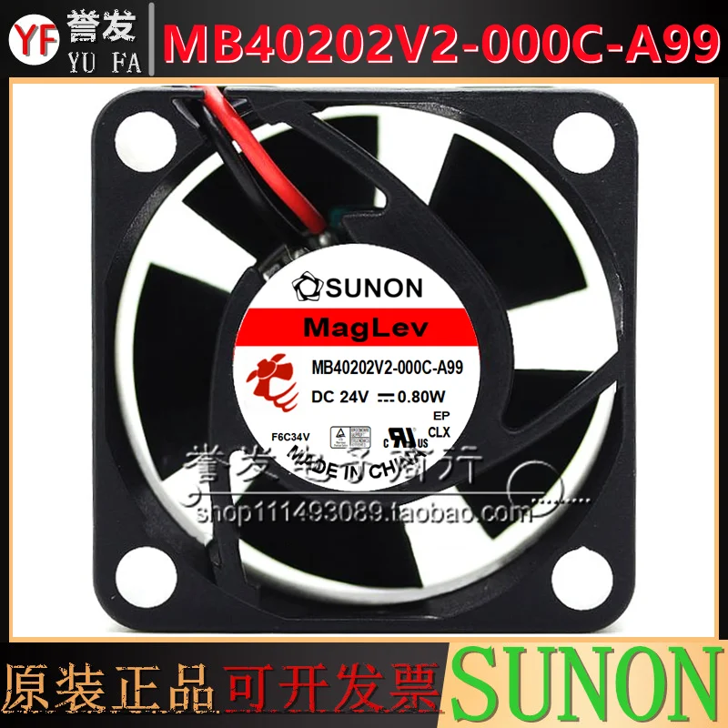 Nuevo RADIADOR de ventilador de refrigeración ORIGINAL MB40202V2-000C-A99 24V 0,80 W 4020 40x40x20mm