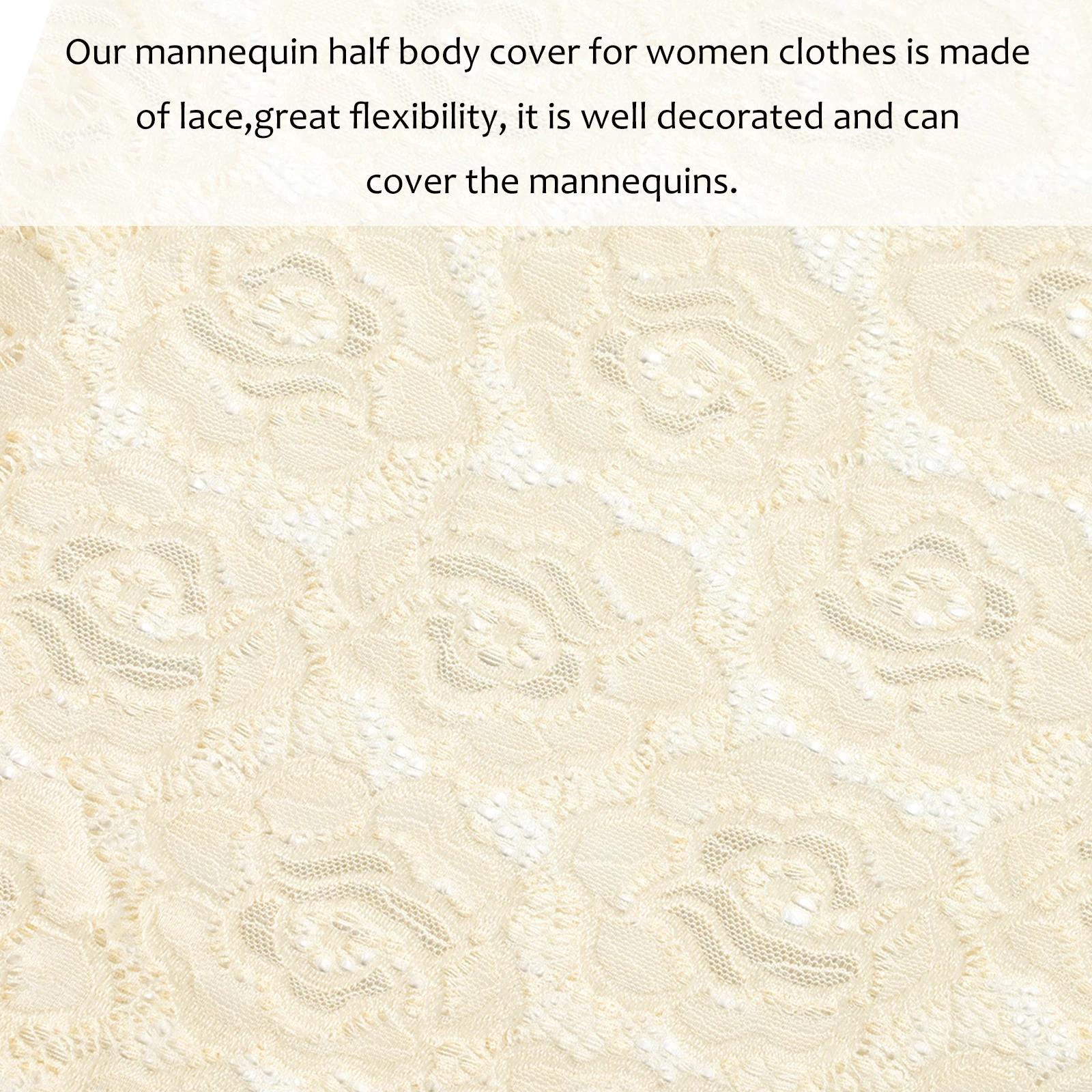 

Cover Lightweight Reusable Women Suits Coats Display Retail Stores Accessories Jewelry Cloth Cover Model Body