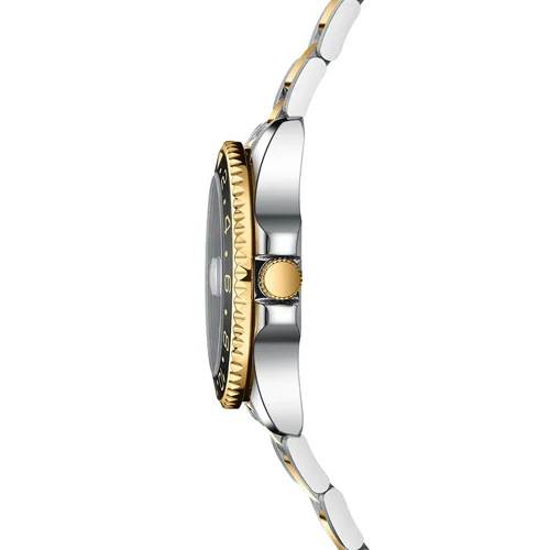 Imagen 2 del producto Relojes NIBOSI Limited GMT para hombre, relojes de cuarzo con fecha automática de lujo de primeras marcas, reloj de negocios luminoso resistente al agua de acero inoxidable