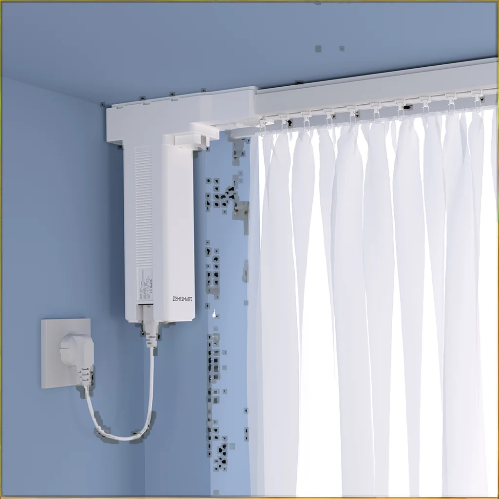 For Zemismart HomeKit SmartThings Google Home APP Control Siri Voice Control Home Electronic Slide Curtain Matter Thread Home