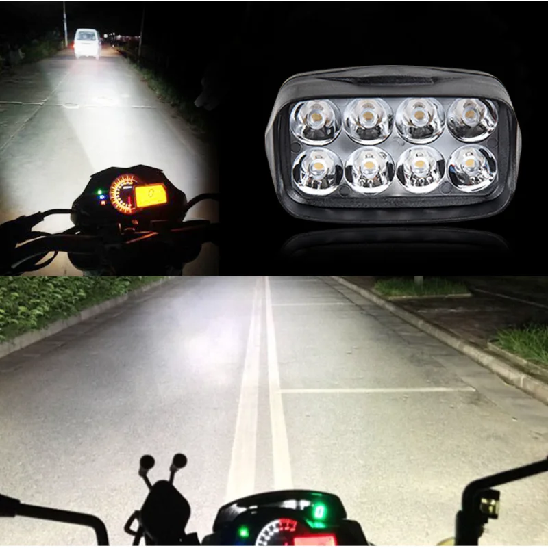 Luz de trabajo Universal para coche, foco LED de alto brillo para vehículos todoterreno, faro de motocicleta, luz antiniebla impermeable de 12V,