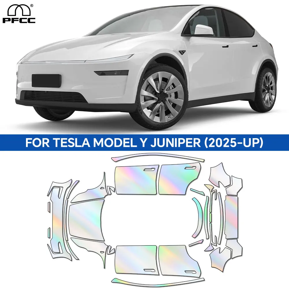 

For Tesla Model Y Juniper 2025 2026 Paint Protection Film Self-Healing Bra PPF Body Sticker Accessories Anti-Scratch Resistant