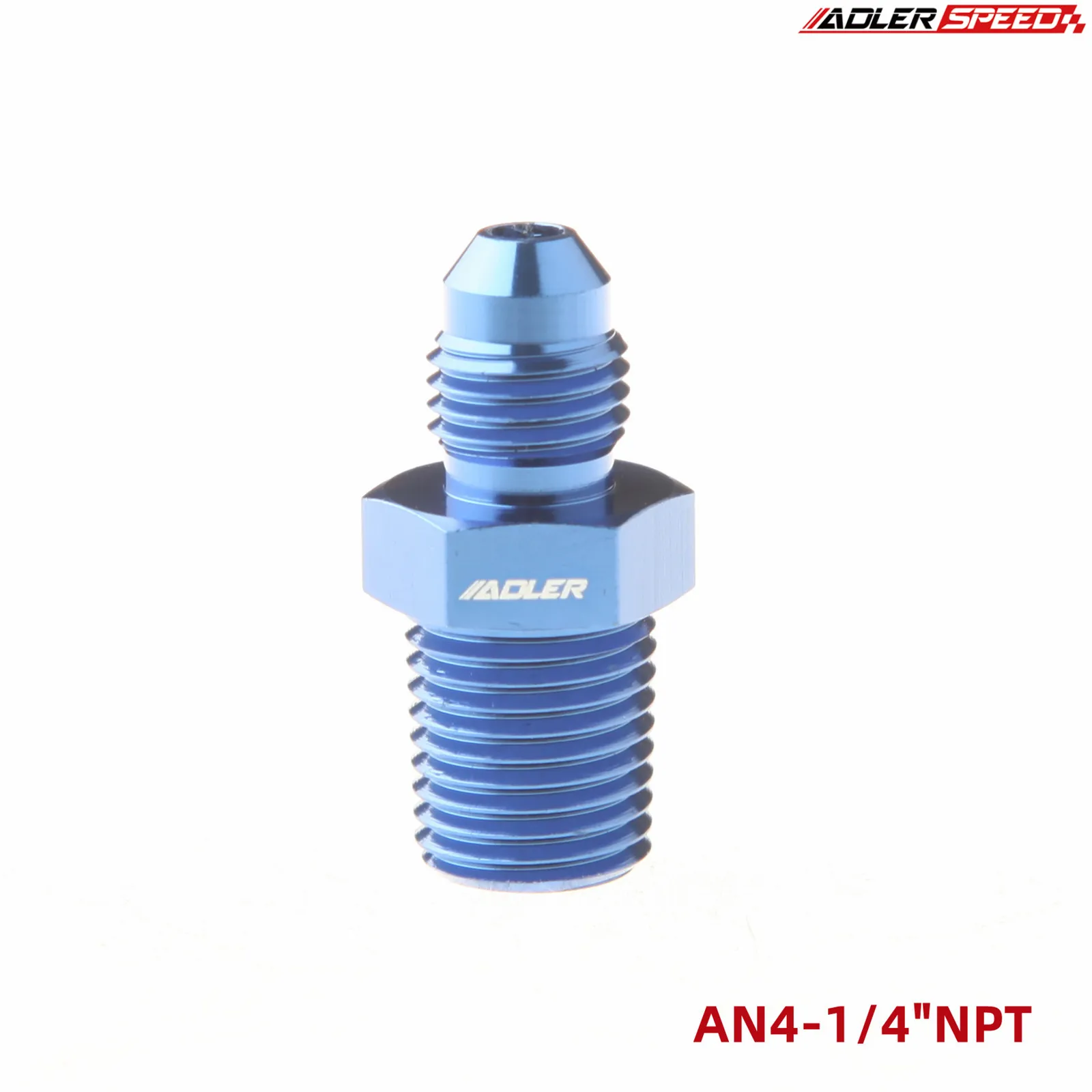 ADLERSPEED Aluminum Straight Fuel Hose Adapter Pipe Thread Fitting AN3 AN4 AN6 AN8 AN10 AN12To1/8NPT 1/4NPT 3/8NPT 1/2NPT 3/4NPT