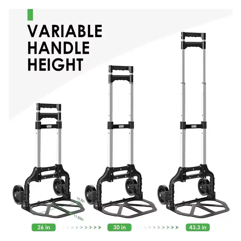 Disabled truck Foldable trolley Indoor and outdoor transportation Mobile trolley