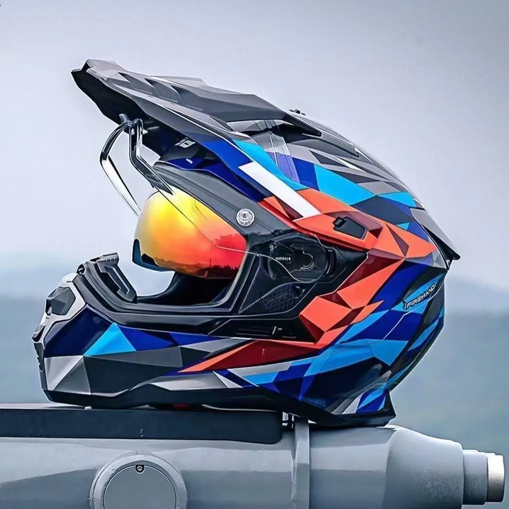 

GSB Off Road Helmet Dual Lens XP-22 Motorcycle Full Helmet All Seasons Universal ECE Certified Original casco moto