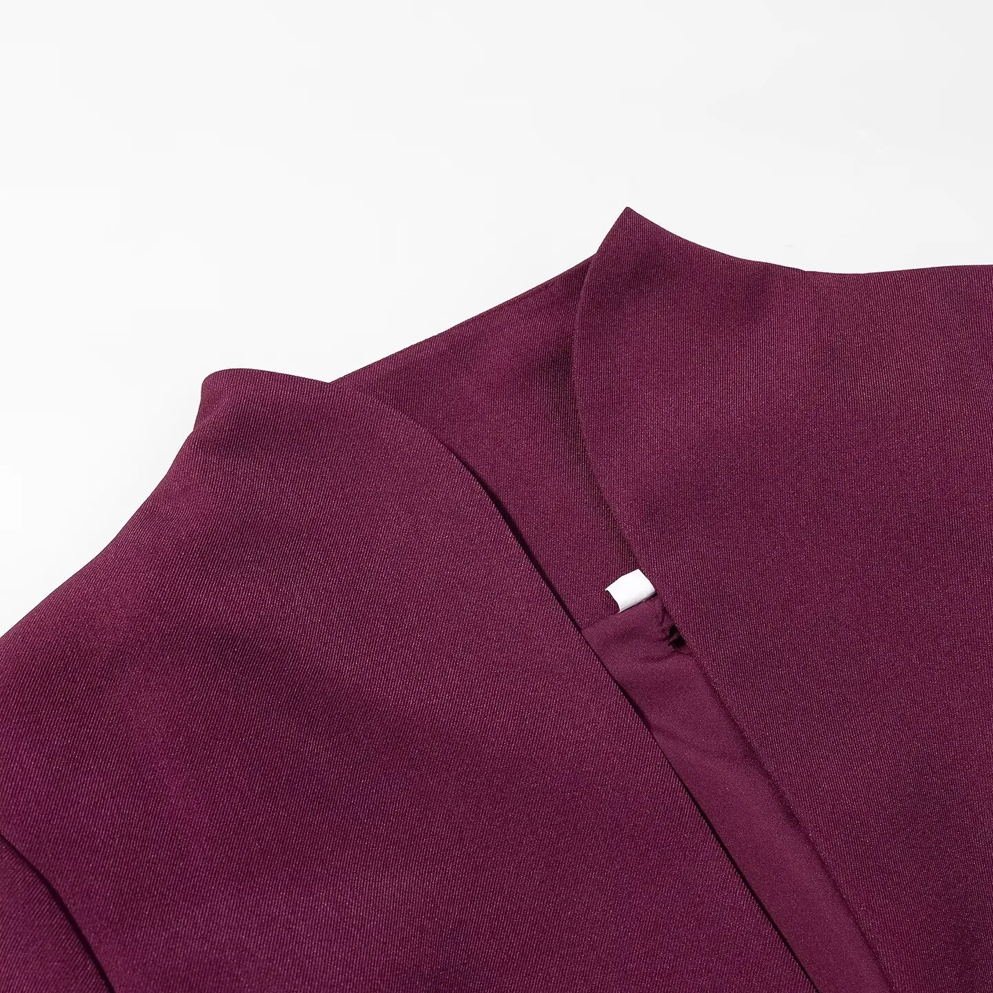 KASLEAD New Women's Fashion Slim Fit Asymmetric Long Sleeve Short Coat Stylish Polyester Fiber Button Closure Autumn Outerwear