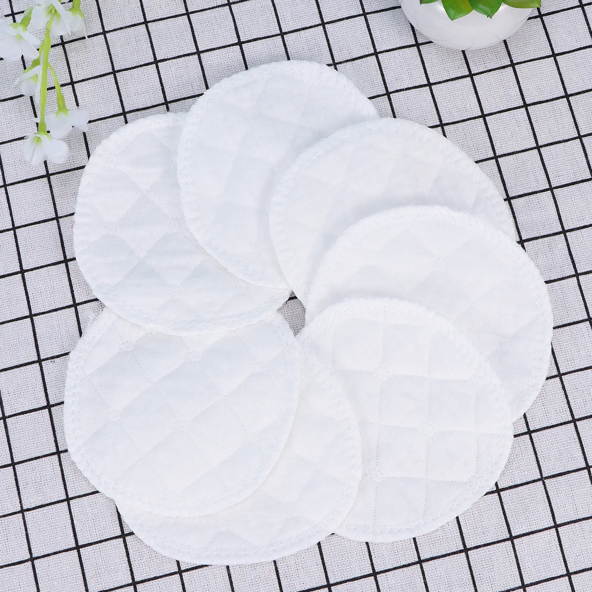 20 قطعة منصات الرضاعة الطبيعية القطن ماصة مانعة للتسرب قابل للغسل منصات التمريض مريحة تسرب حليب الأم حامي #3