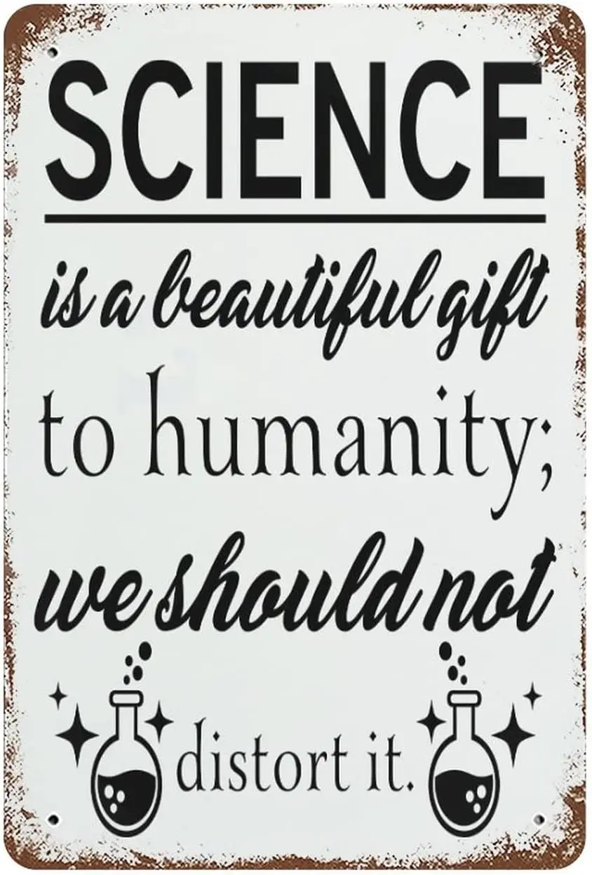 Letrero de metal inspirador de estaño de 12.0 x 8.0 in, es un hermoso regalo para la humanidad; No molestar lo decoración de pared personalizada