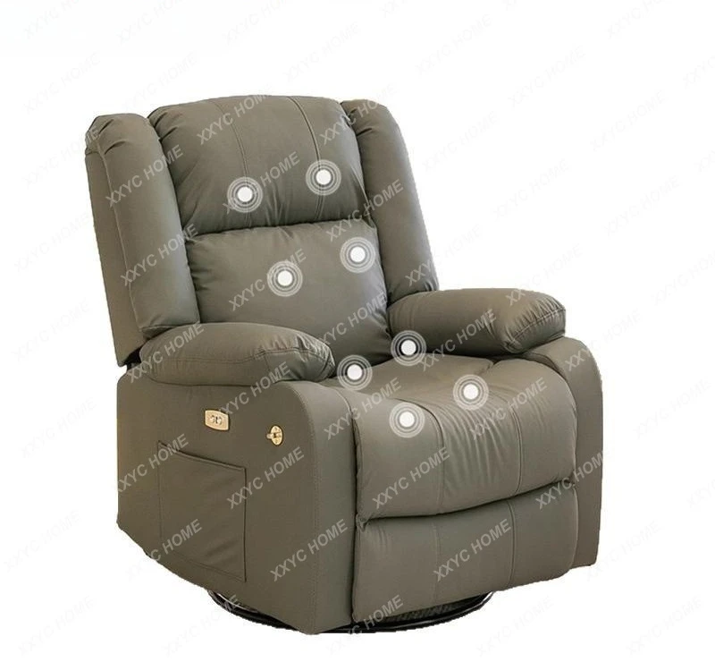 HH New comfortable sofa lazy multi-functional single rocking chair, noble living room cabin rotation
