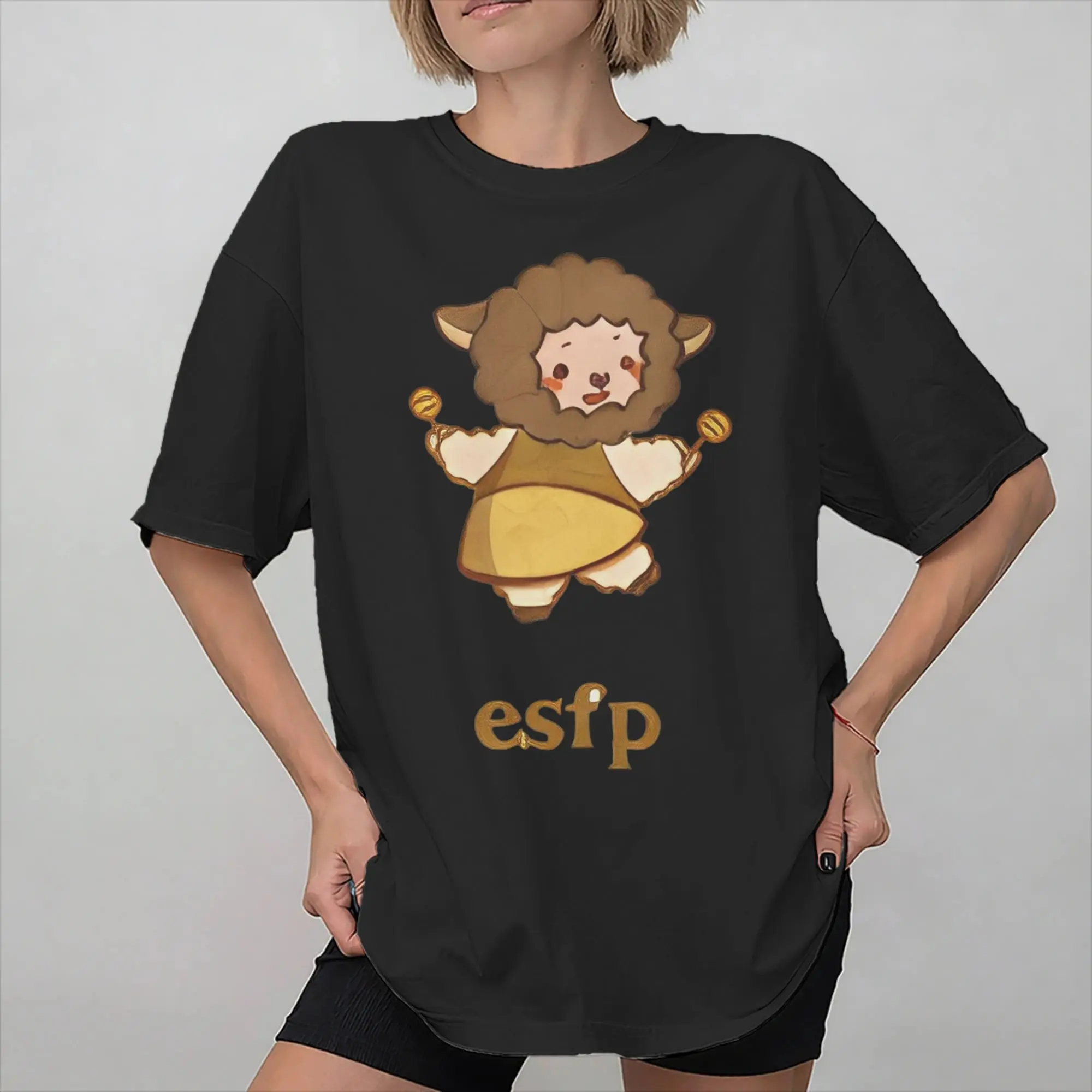 Men Women Graphic ESFP mbti myers-briggs peronality  Tee T Shirt 100% Cotton MBTI 16 Personalities  T-shirts Clothes