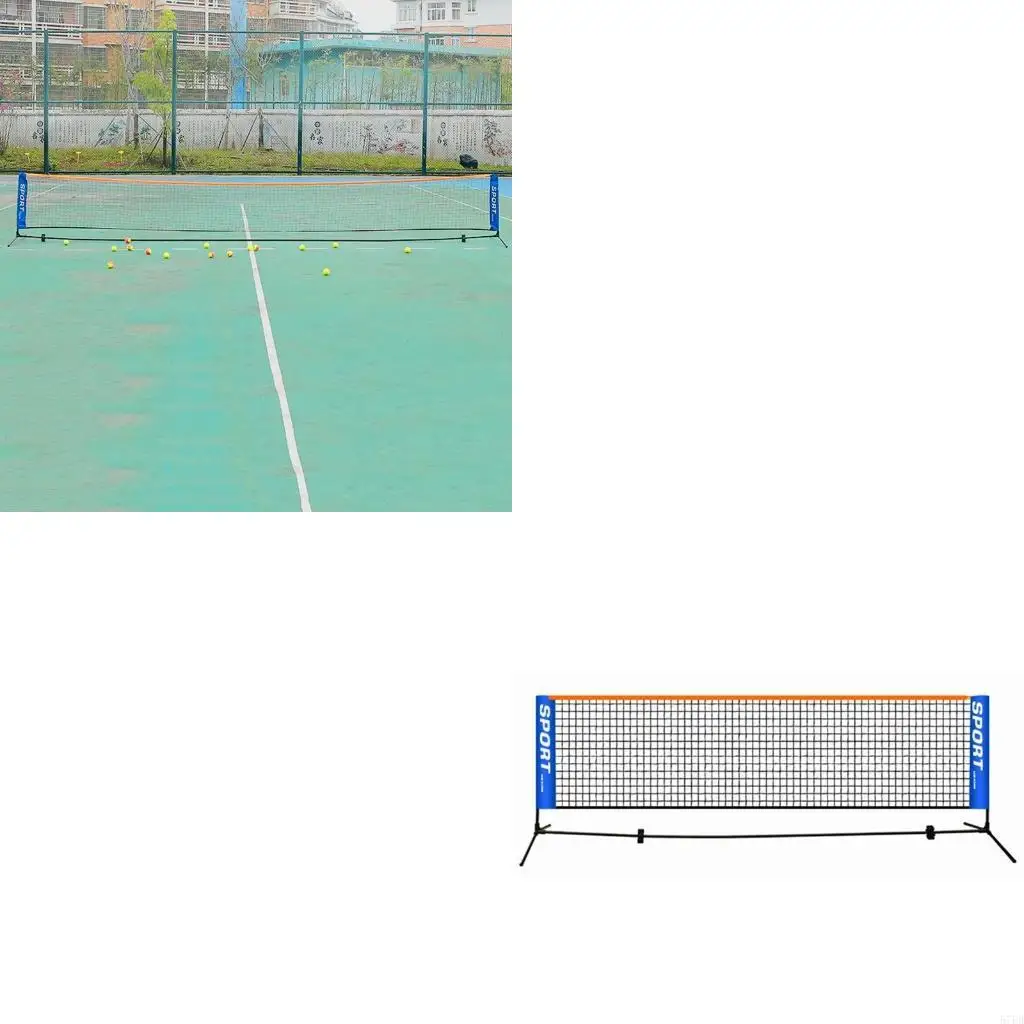 

Badminton Pickleball Net Portable для юношеского тенниса, детского волейбольного футбола и игры на заднем дворе легкая сеть